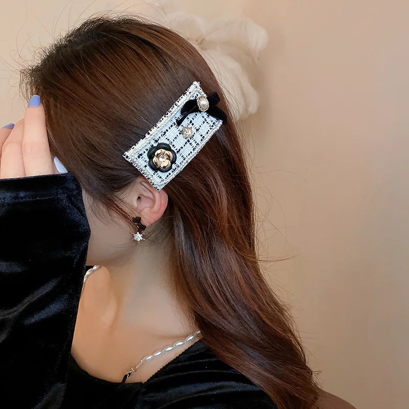 Набор французских духов Шпилька для волос с жемчужным шнеком и бантом