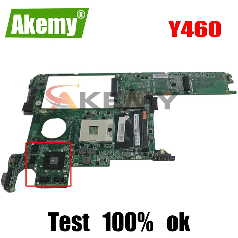 

Материнская плата для ноутбука LENOVO Ideapad Y460 DAKL2BMB8F0 11012868 HM55 216-0772000 DDR3