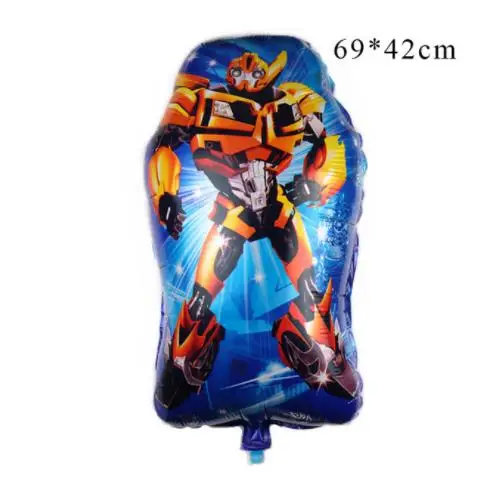 1 PCS Bumblebee Optimus Prime преображение бумажные стаканчики тарелки шары для детей Дети День рождения украшения поставки - Цвет: 1 PCS