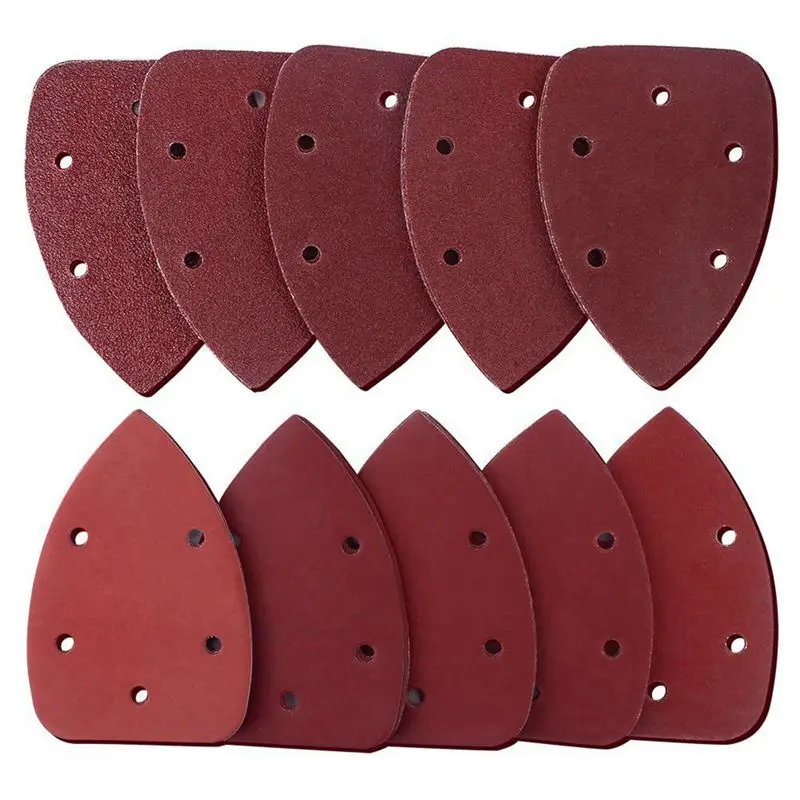 

AK40 50 Pieces Mouse Detail Sander Sandpaper Sanding Paper Hook and Loop Assorted 40/ 60/ 80/ 100/ 120/ 180/ 240/ 320/ 400/ 800