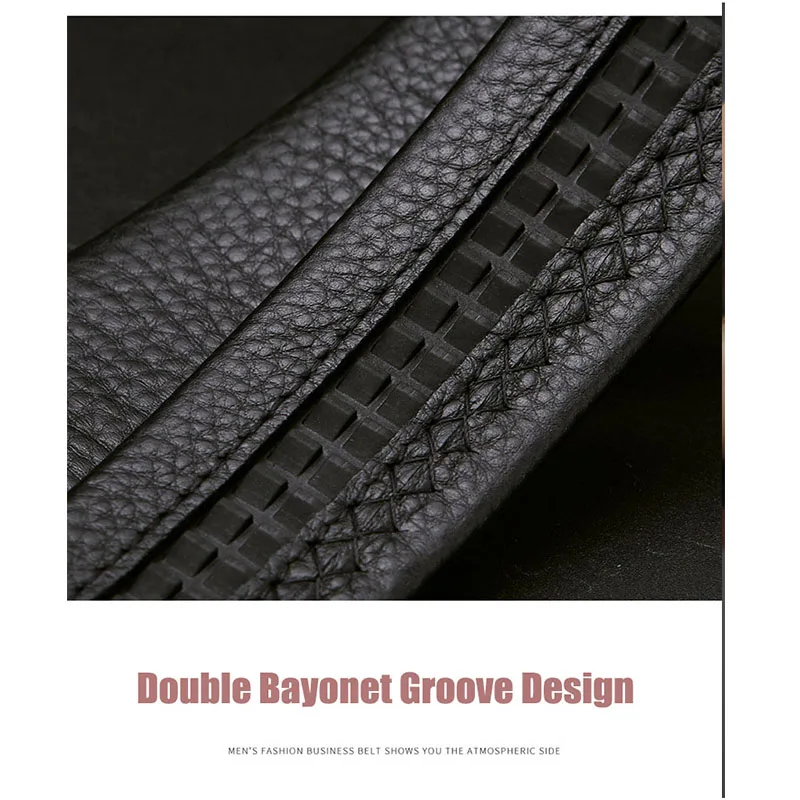 

2021 Luxury Genuine Leather Automatic Strap Belt For Men Alloy head Male Belts Hot Sale Fashion Belt