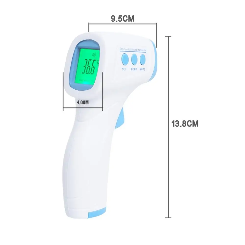 Детский цифровой инфракрасный термометр пистолет бесконтактный инструмент для