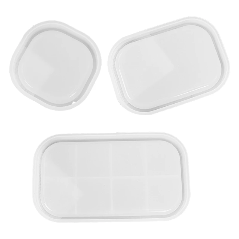 

Epoxy Resin Mold Oval Tray Mold Dish Plate Serving Board Casting Silicone Mould DIY Crafts Jewelry Holder Making Tools