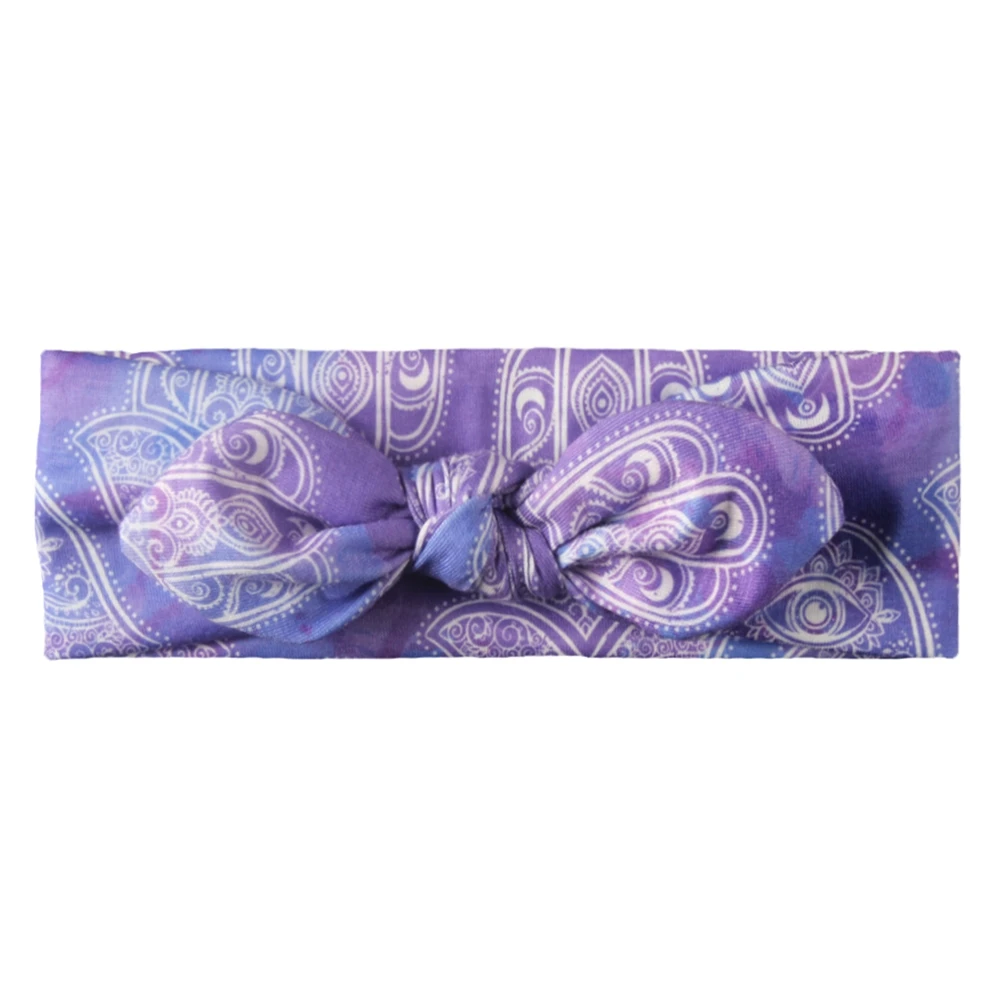 

Baby Girls Printing Bow Headband Lovely Children Sweet Bohemian Style Hair Band Infant Hair Accessories