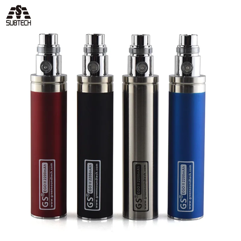 

Shipping fee for 1pcs GS eGo II Battery 2200mah For 510 CE4 Atomizer ecig Battery VS ego-t Battery