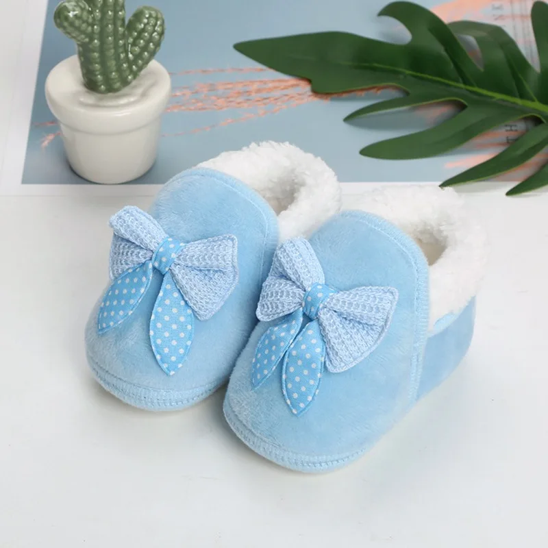 

Winter Casual First Walkers Baby Soft Bottom Boots Padded Thickened Shoes 6-15M