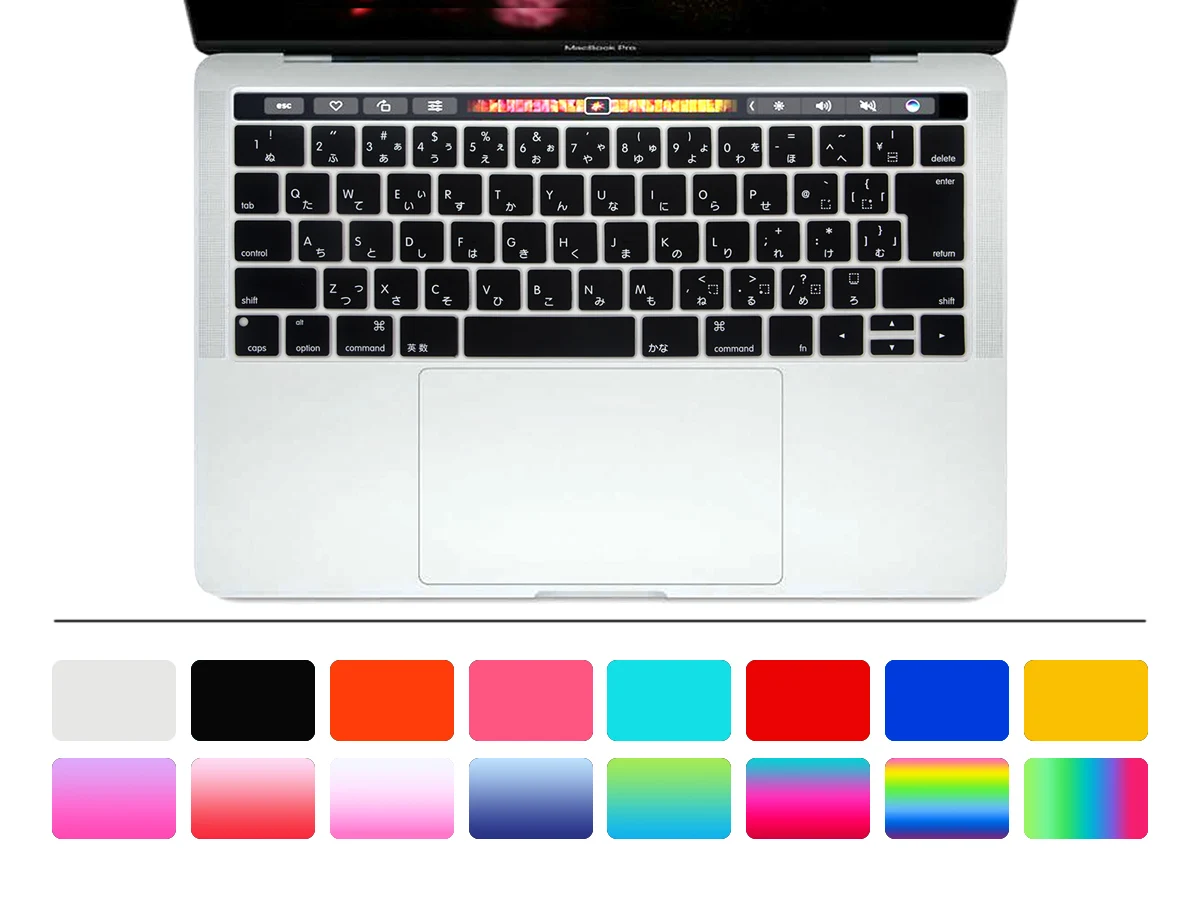 Пыленепроницаемый Чехол для клавиатуры HRH Macbook New Pro13 &quotA1706 A80 A2159 Pro 15&quot A1707 A1990 с