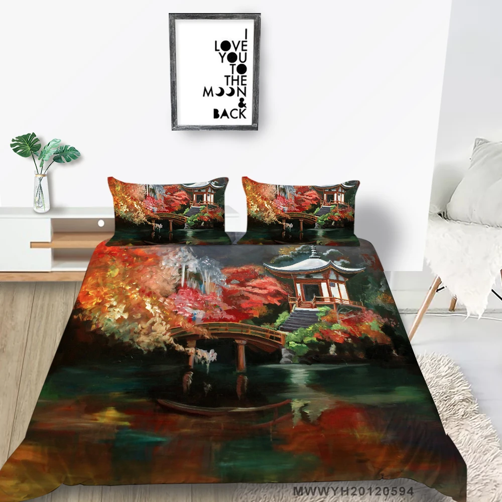 Набор постельного белья Sweet Pink для одного, художественное романтическое одеяло с цветочным принтом для девочек, размеры King, Queen, Twin, Full, Double.