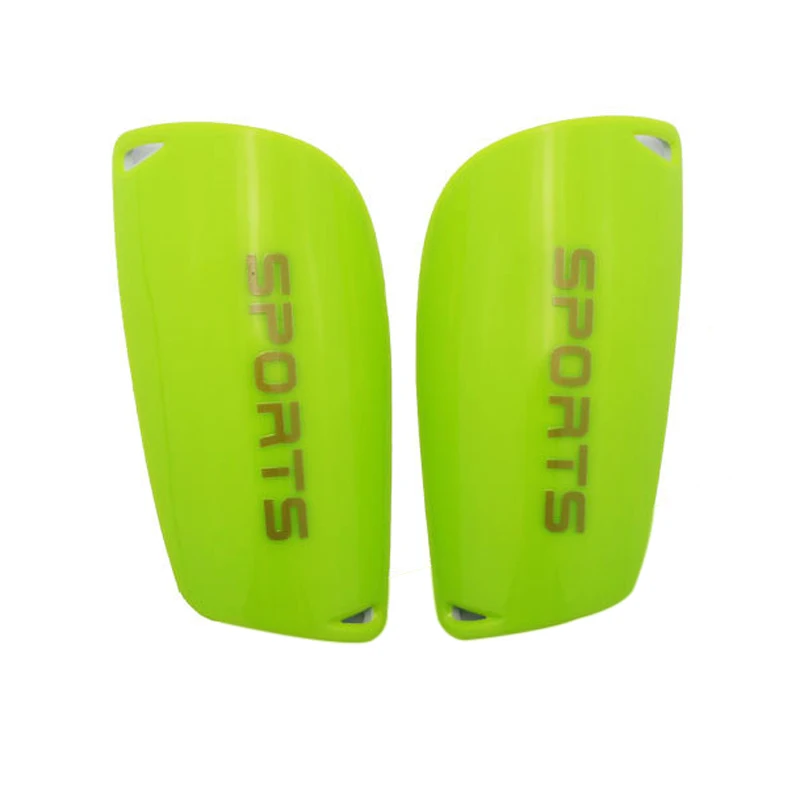 Green Shin Pad 1 пара спортивных щиток на голень для футбола, рукав для поддержки ног, футбольные компрессионные голени, рукав Shinguard Для Взрослых Подростков, детей - Цвет: Green Shin Pad