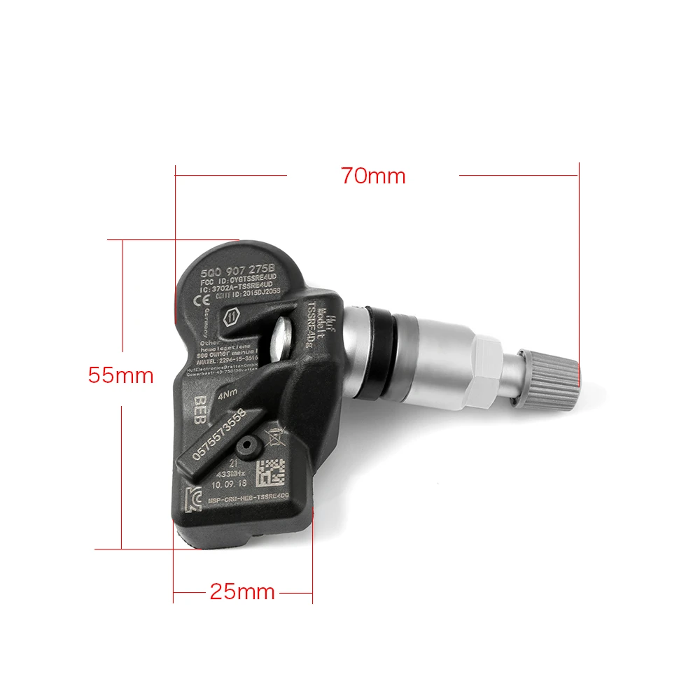 Система контроля давления в шинах TPMS 5Q0907275B 5Q0907275 для Audi Skoda A3 A7 A6 Volkswagen VW Bentley |