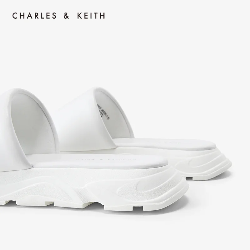 CHARLES＆KEITHNew Arrival for Spring Summer 2020 CK1-80900010 Women Platform Sandals Simple Casual Slippers | Обувь