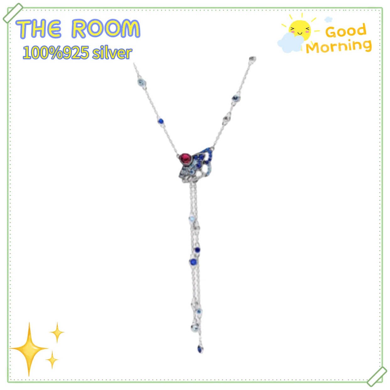 

2021 new popular luxury Genuine 100% 925 pure silver original Pandora women's Charm Necklace fit women's wedding fashion jewelry