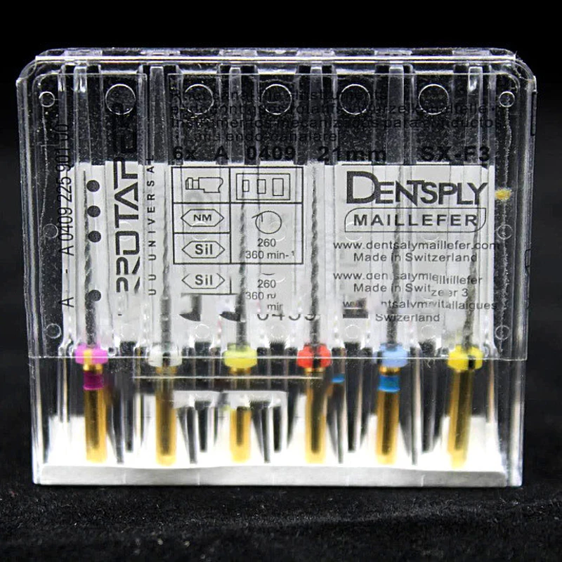 

6 шт./компл. справочная информация о корневых файлах для стоматологических лабораторий