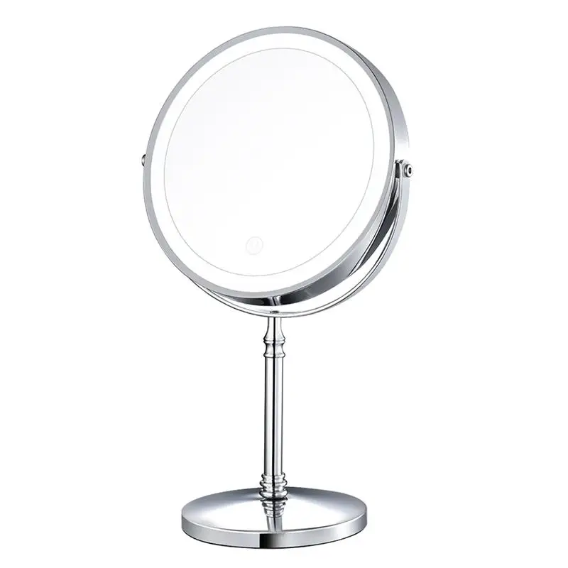 

Rechargeable 10X Magnifying Makeup Mirror LED Light Bathroom Tabletop Mirror Flexible Mirror Folding Mirror Makeup Tools