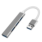 Разветвитель USB usb-хаб, 3,0, 3,0, 4 порта Type-C, высокая скорость до 5 Гбитс, для ПК, компьютерных аксессуаров, USB 2,0
