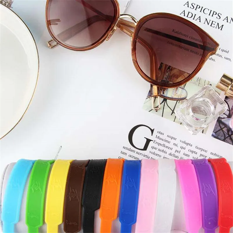 Регулируемые силиконовые ремешки для очков спортивный держатель эластичная