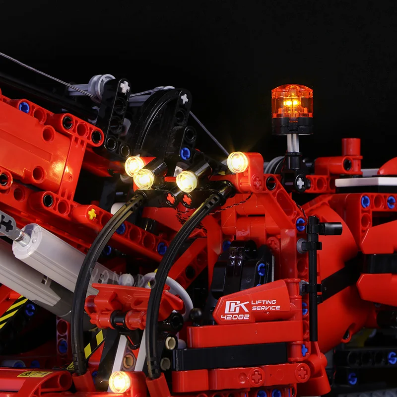 

The Led lights Compatible for tehcnic Rough Terrain Crane 42082 Complex Technic series Boy girl Building Block Toy