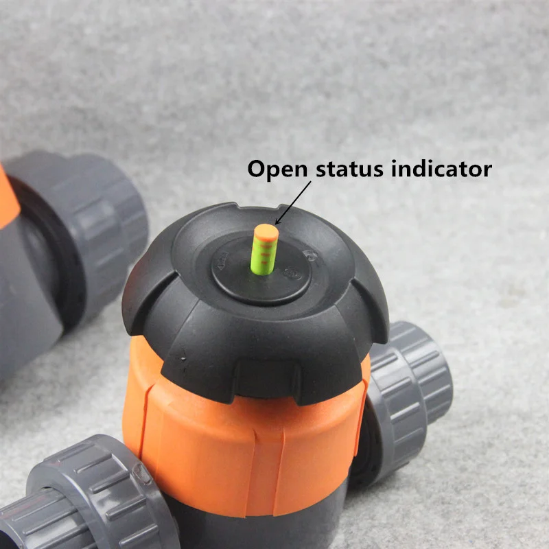 ПВХ диафрагменный клапан НПВХ пластиковый двухжильный двужильный адаптер для