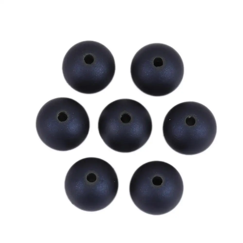 Бусины DoreenBeads из АБС пластика Круглые разноцветные модные серьги сделай сам