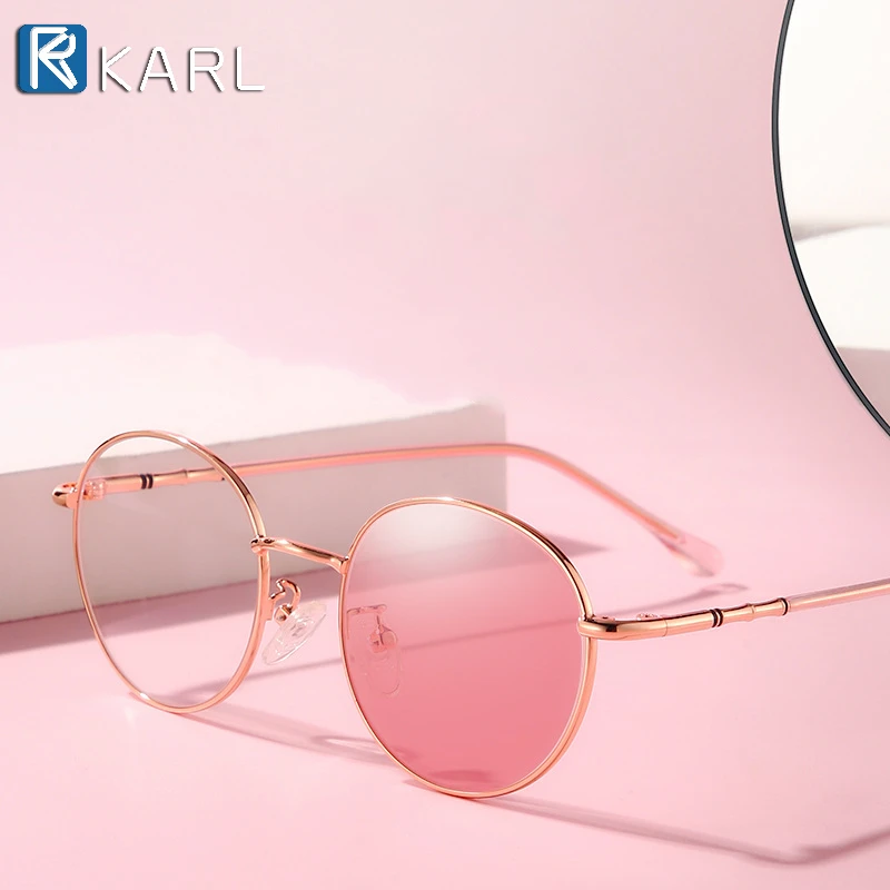 Синий светильник блокирующие очки женские фотохромные солнцезащитные круглые