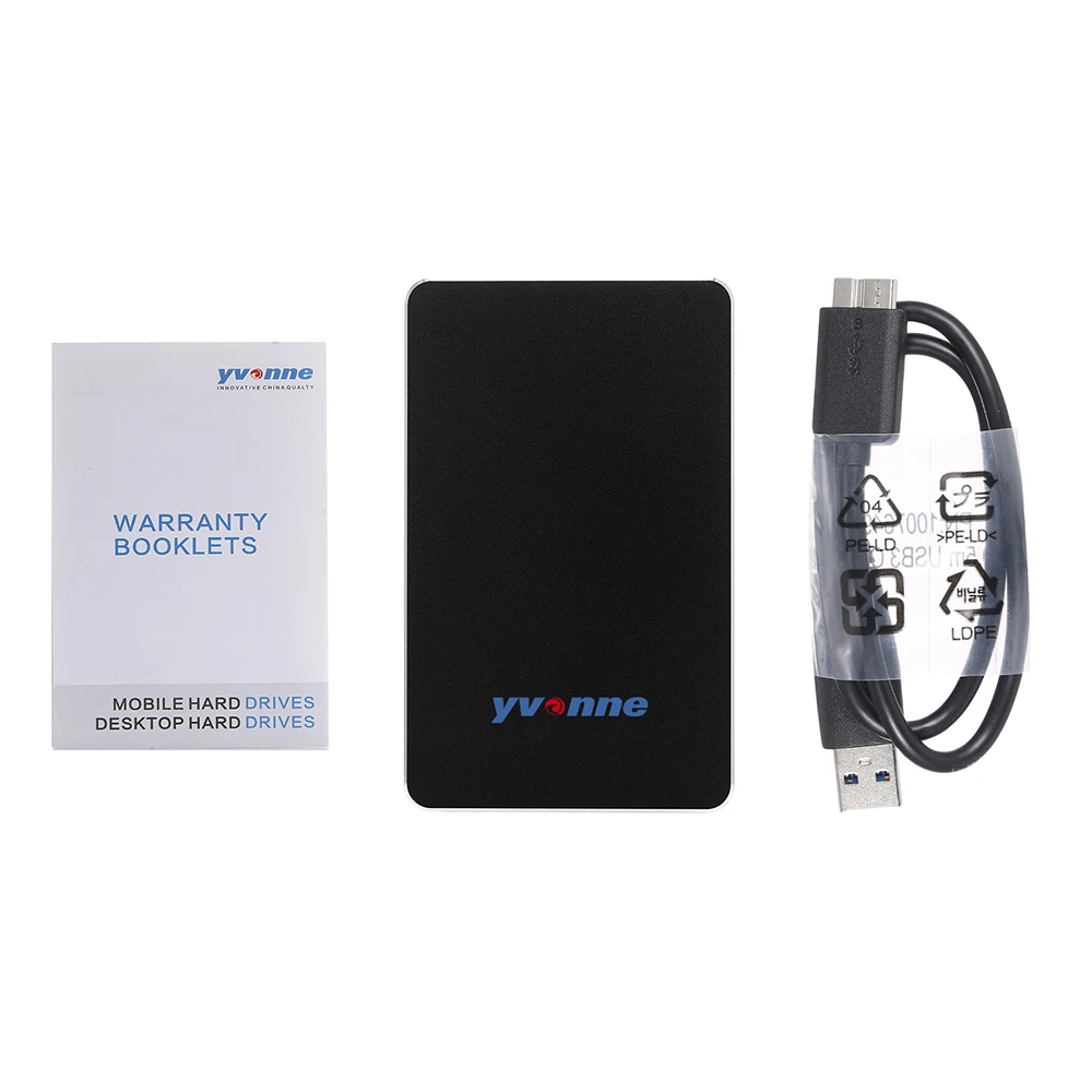 

Портативный внешний жесткий диск Yvonne, SSD 2,5 дюйма, USB 3,0, поддержка ПК, Mac, настольных ноутбуков