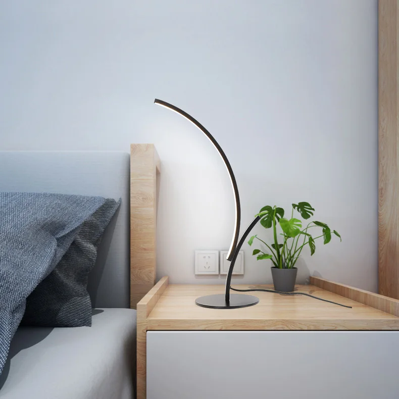 

Освещение в помещении 8 Вт Светодиодный настольный светильник прикроватная лампа ВКЛ/выкл кнопка вилка отель