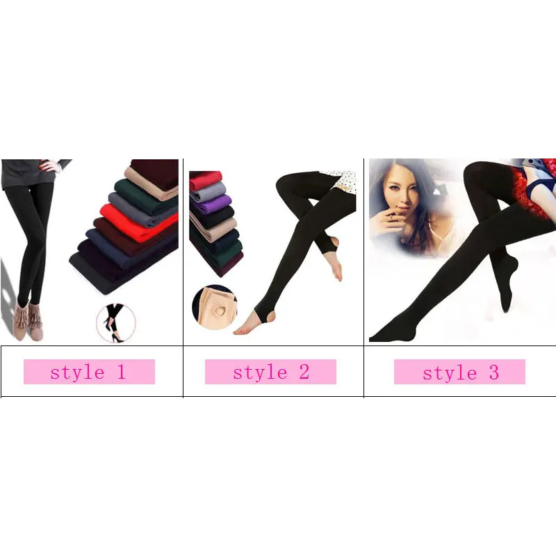 

2020 Autumn winter woman thick warm leggings candy color brushed charcoal Stretch Fleece Pants Trample Feet Leggings