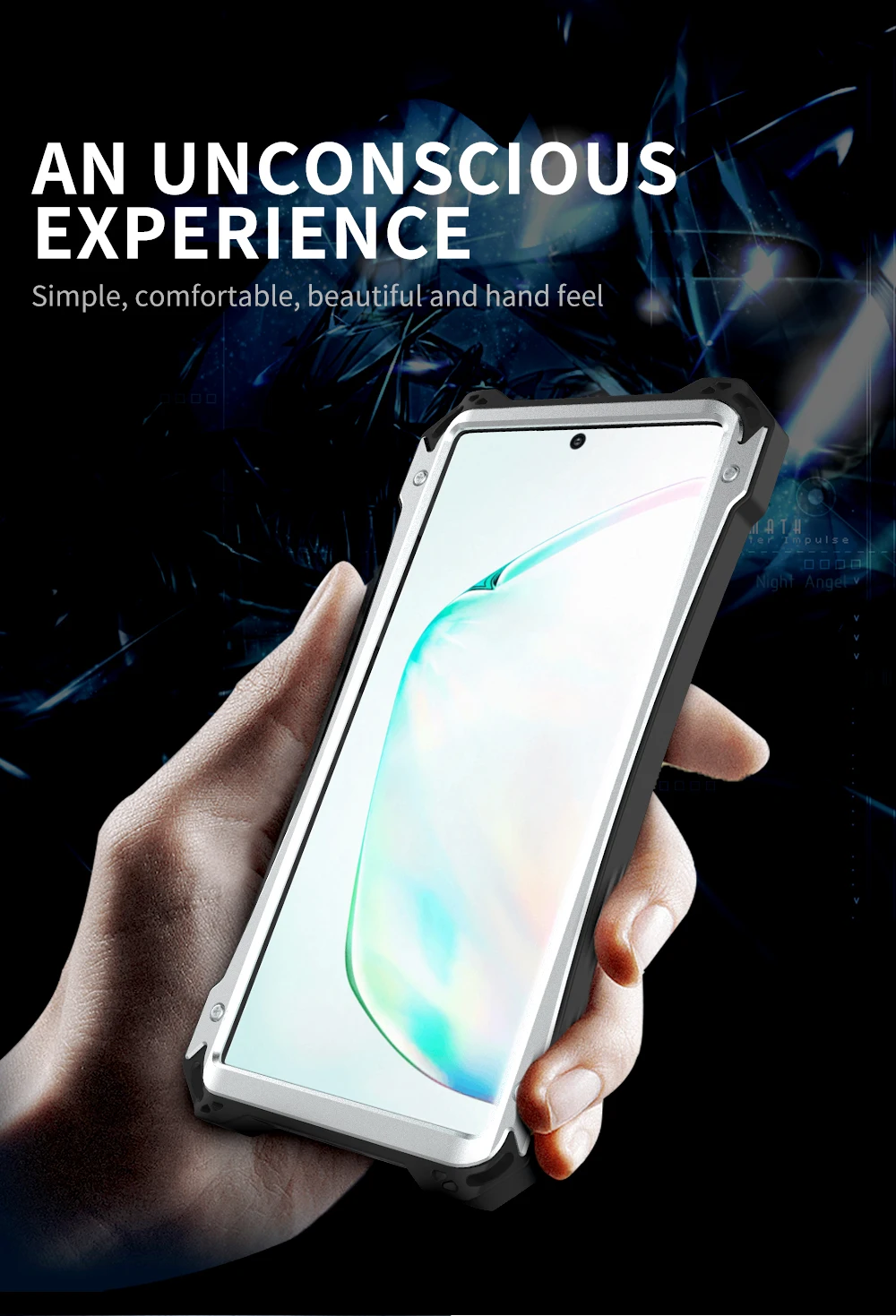 Для samsung Galaxy Note 10 Plus металлический алюминиевый защитный чехол для samsung Note10 10+ сверхмощный противоударный жесткий чехол для телефона