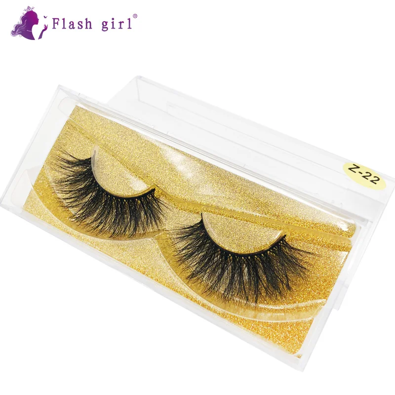 Flash Girl New 1 Pair False Eyelashes Z-22 Makeup Cruelty Free Full Strip Lashes Soft 3D Mink Eyelash Extension | Красота и здоровье