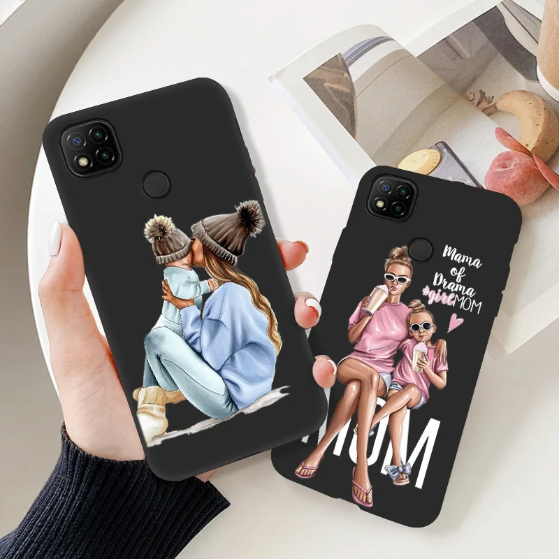 

Super Mom Baby Girl Case For Xiaomi Redmi 9 Case Silicon Phone Funda Xiaomi Redmi 9 9A 9T 9C NFC Redmi9 Redmi9a Soft Cover Coque
