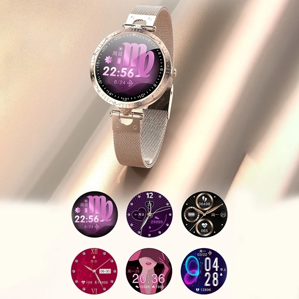 

AK22 Smart Watch Women IP68 Waterproof Heart Rate Blood Pressure Monitor Smartwatch Gift for Ladies Watch Bracelet