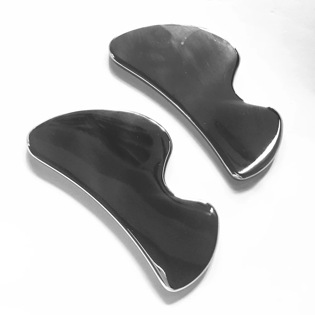 

Пластина Gua Sha M из нержавеющей стали, металлический скребок для лица, спины, шеи, расслабления мышц, уход за здоровьем