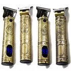 Машинка для стрижки волос T9, профессиональный триммер для бороды, электрическая перезаряжаемая машинка для мужчин и женщин, машинка для бороды, 0 мм