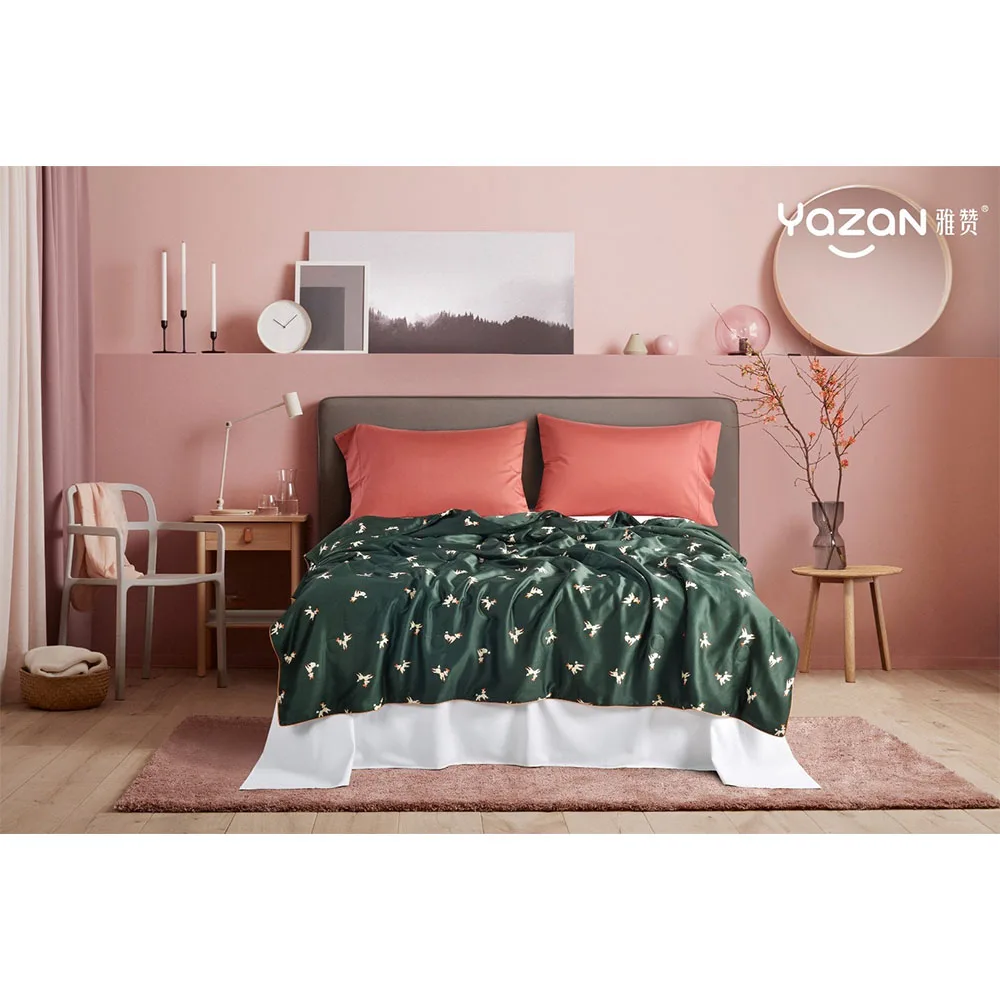 Summer Bedspread Queen Size Geometric Printed Double Quilts and Duvets for Adults Thin Air- conditioned Comforter colcha For Bed