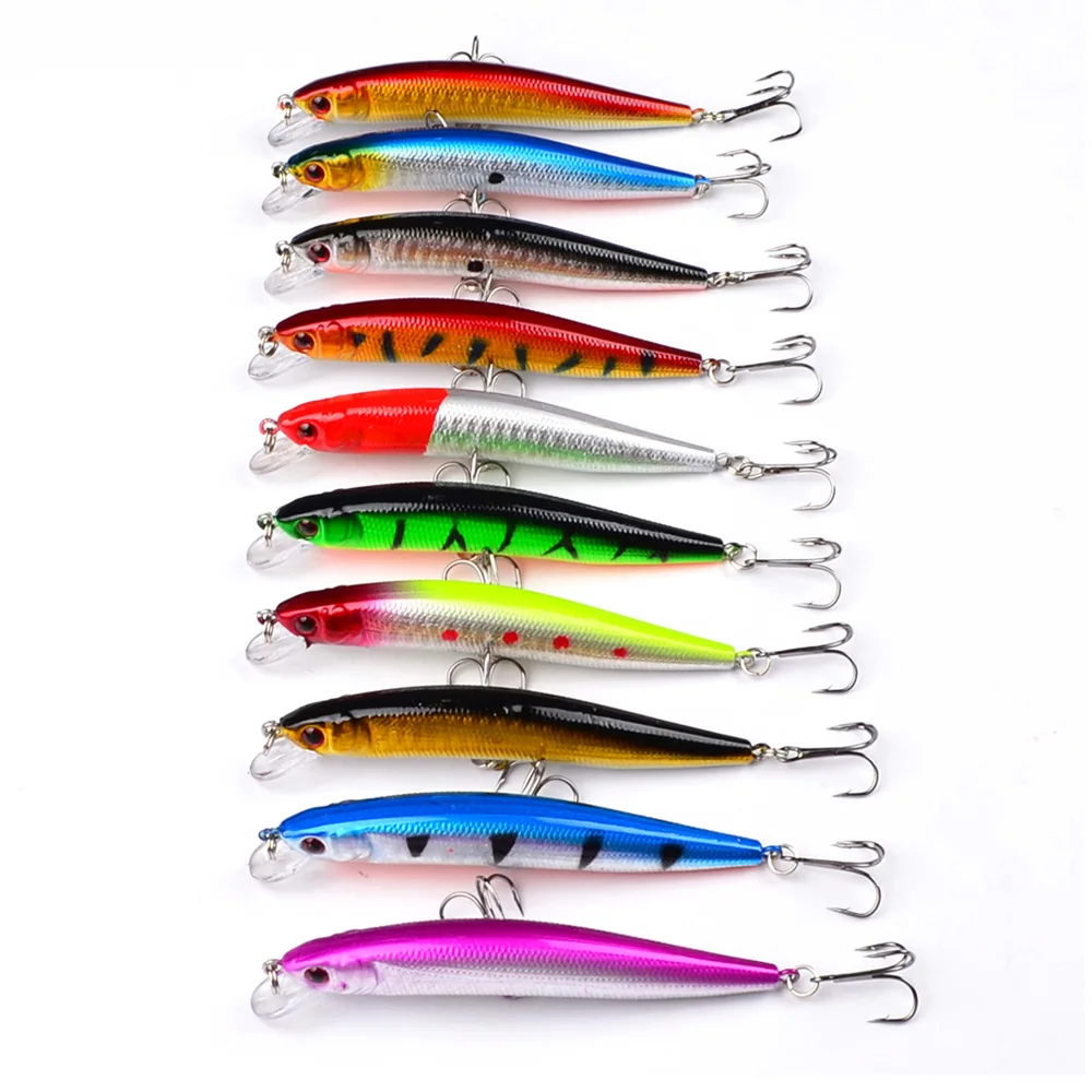 

10 Color Decoy 8.4g/10cm Bait Fishing Bait Convenient Fishing Equipment Realistic Modeling Juvenile Fish Minnow