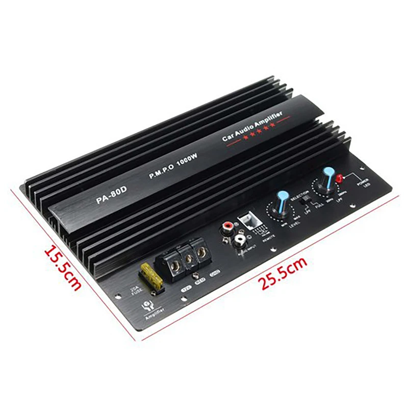 12V 1000W автомобильный аудио аккустическая система для Мощность усилитель платы