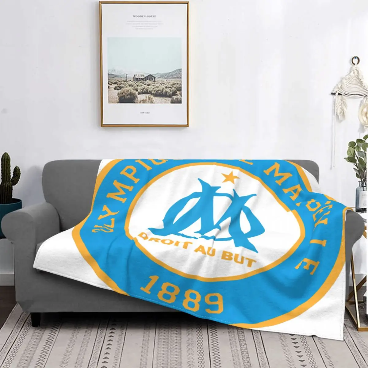 

Olympique De Marseille 1467 Blanket Bedspread Bed Plaid Weighted Blanket Summer Bedspreads Towel Blanket