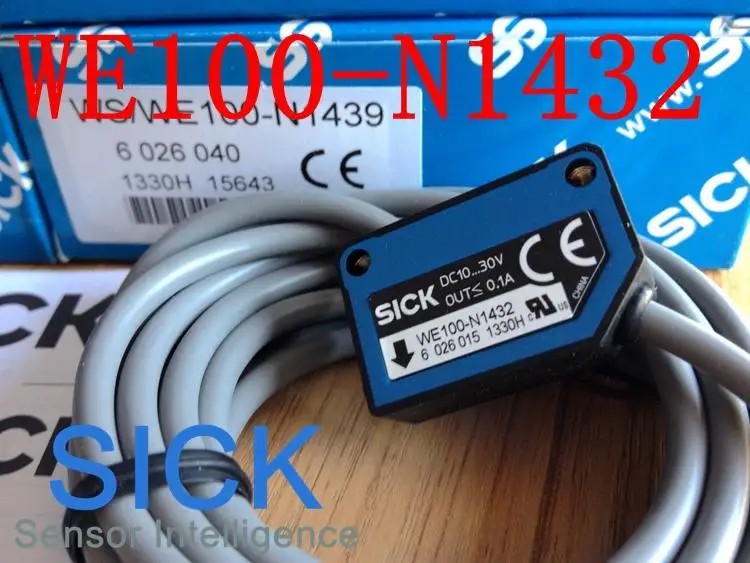 100% Новый оригинальный переключатель SICK Optoelectronics WS / WE100-N1439 (WS100-D1032, WE100-N1432)