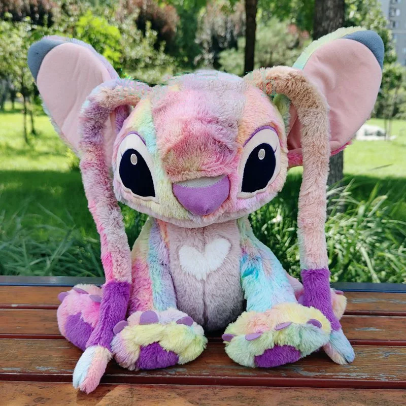 

Disney Angel Plush toy Lilo & Stitch girlfriend Cute stuffed Pink Alien Doll Super soft toys for girl gift 30cm
