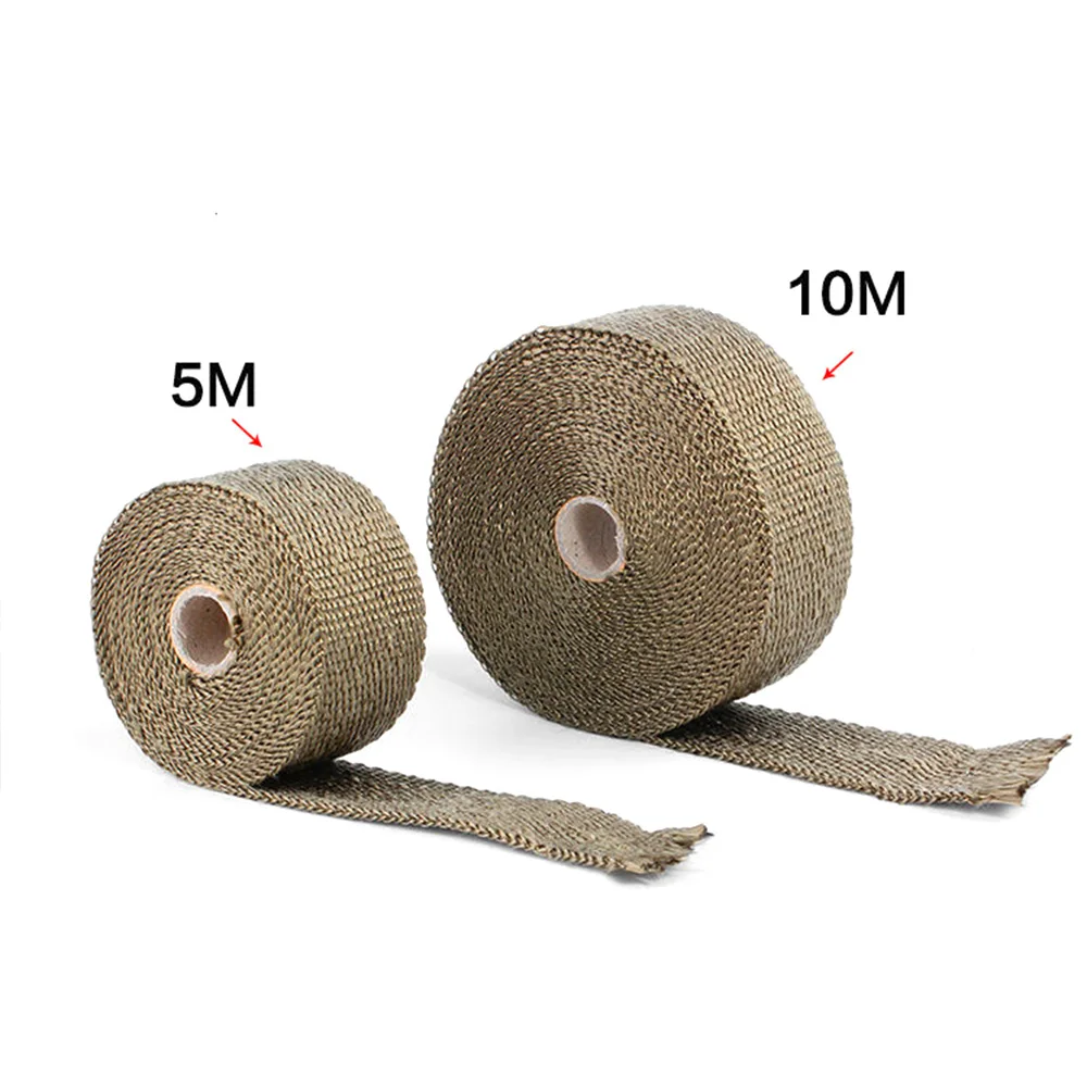 Motorcycle Exhaust Pipe Heat Insulation Fiberglass Wrap FOR SUZUKI DL 650 GSX-S750 SV HAYABUSA GSX 1300R 250R GN 125 | Автомобили и