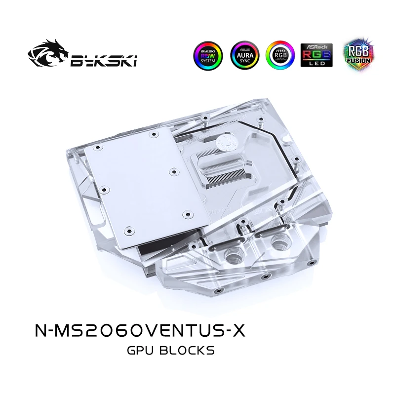 Блок водяного охлаждения Bykski для MSI Geforce RTX 2060 VENTUS XS блок GPU поддержка управления