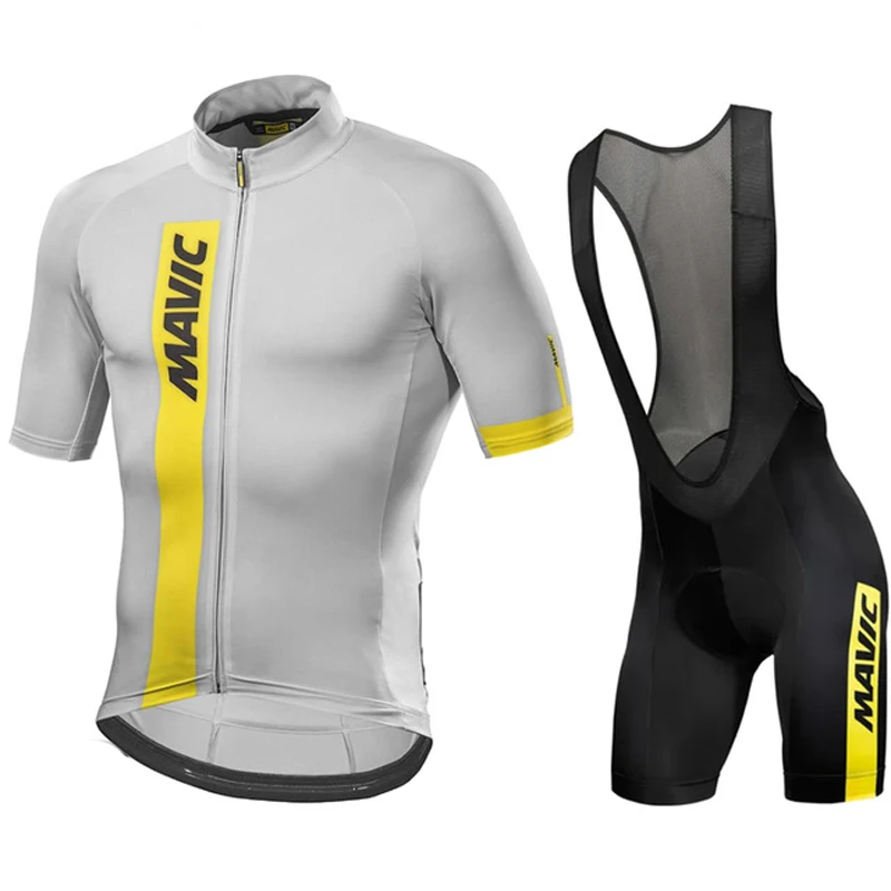 

2021 custom summer cycling suit men's short sleeve strap suit fast dry mountain bike