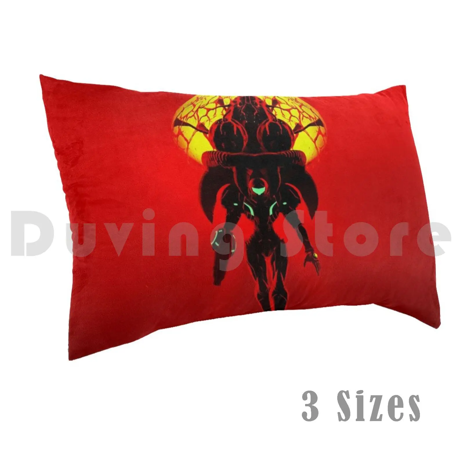 Чехол с подушкой Samus и Metroid 20x30 дюймов Prime Aran Plow Girls Женская игра | Дом сад