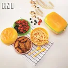 Новые Симпатичные Гамбургер двойной слой 