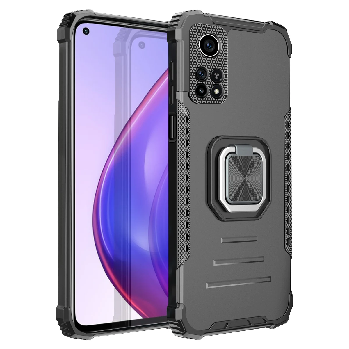 

Magnetic Ring Shell For Xiaomi Mi 10T Pro Mi 11 POCO X3 M3 Redmi Note 10 Redmi 10X 9A 9C 9T 9 Power Shockproof Case Cover Coque