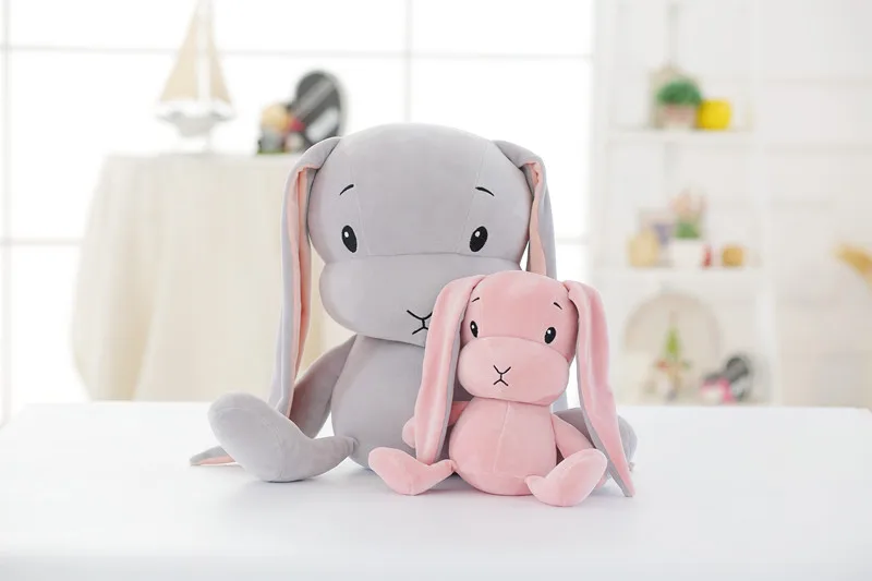 1 pc/25 50 см гигантские милый кролик плюшевые игрушки мягкий плюшевый кролик кукла для маленьких детей игрушка в виде животного, день рождения, Рождество, День Святого Валентина, подарок для любимой, гипоаллергенно