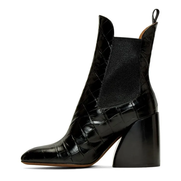 Женские ботильоны с острым носком в европейском стиле сезон осень зима Модные