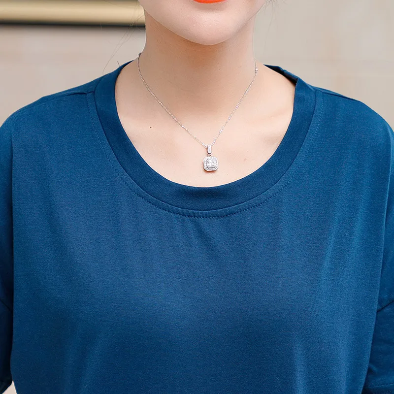 Летний хлопковый женский пижамный комплект женская пижама с коротким рукавом и