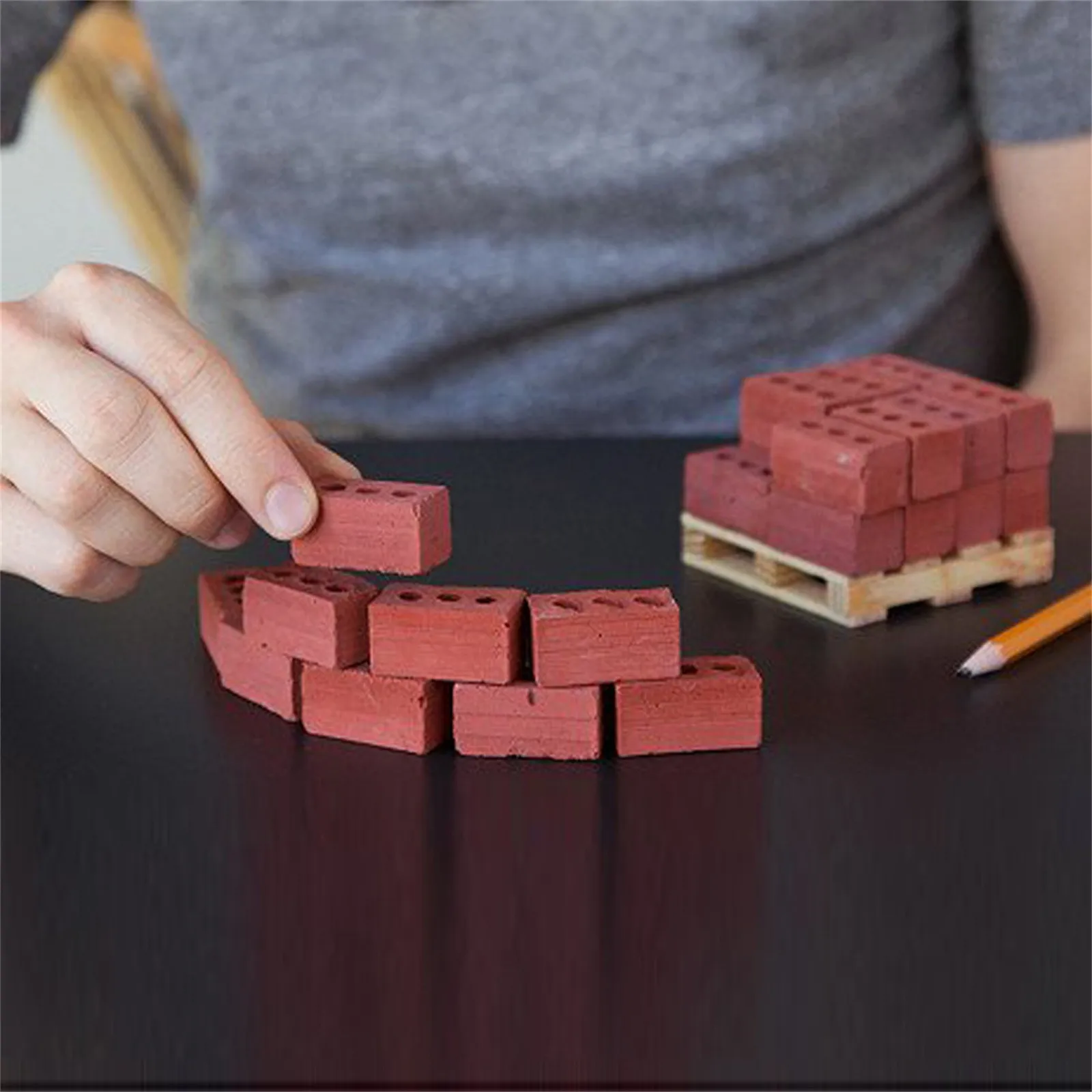 

Plastic And Wood Mini Toy Shovel Let You Build Your Own Tinys Wall Mini Bricks Toy Children Juguete Undefined Gardening