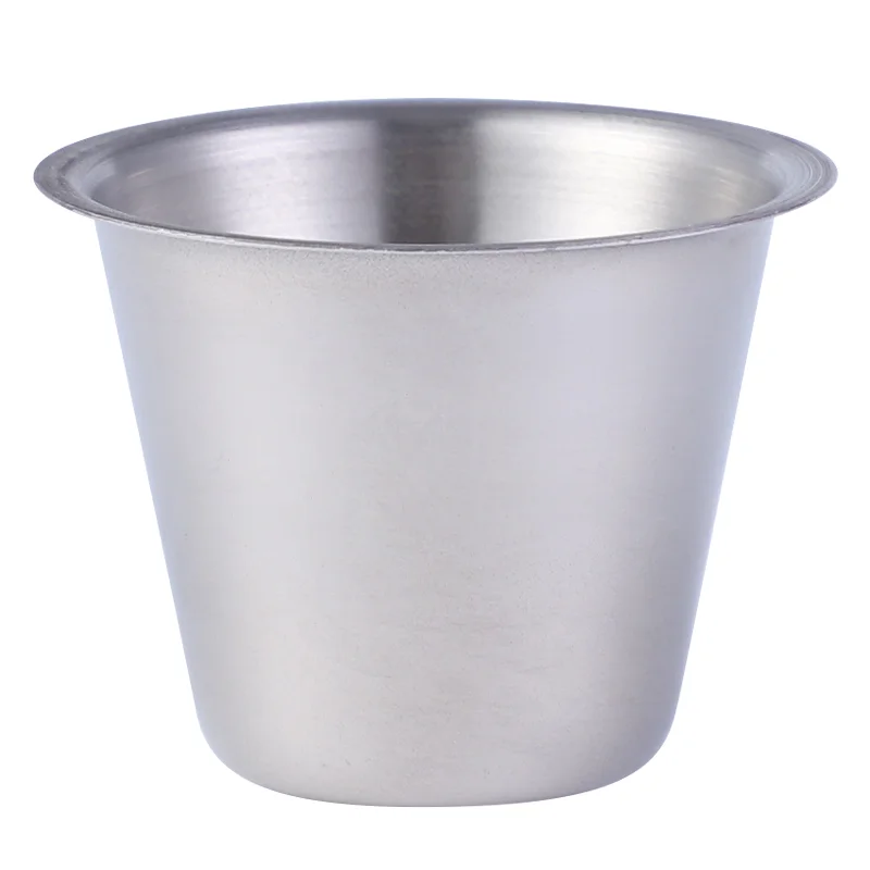 

304 Stainless Steel Seasoning Cup Thickened Western Commercial Sauce Plate Steak Seasoning Cup Creative Tomato Sauce Sauce Cup